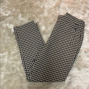 Topshop Gingham High Waist Pants